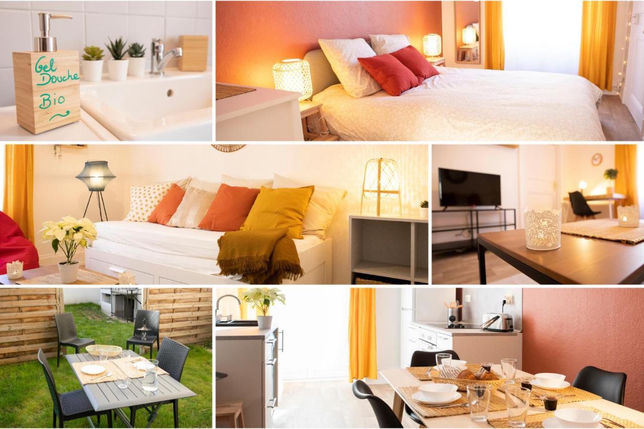 Appartamento GREEN APPART Le Chêne Rouge avec Jardin et L'Epicéa 1er étage Mulhouse Esterno foto